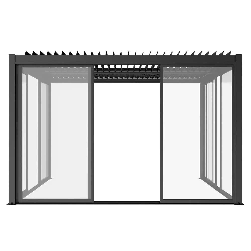 Drzwi przesuwne S8 LUXE 370x238cm do 4m antracyt - zdjęcie 6