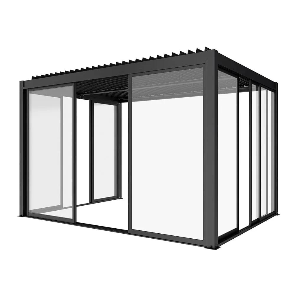 Drzwi przesuwne S8 LUXE 370x238cm do 4m antracyt - zdjęcie 4