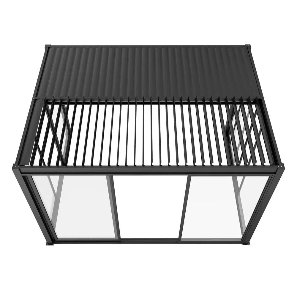 Drzwi przesuwne S8 LUXE 270x238cm do 3m antracyt - zdjęcie 6