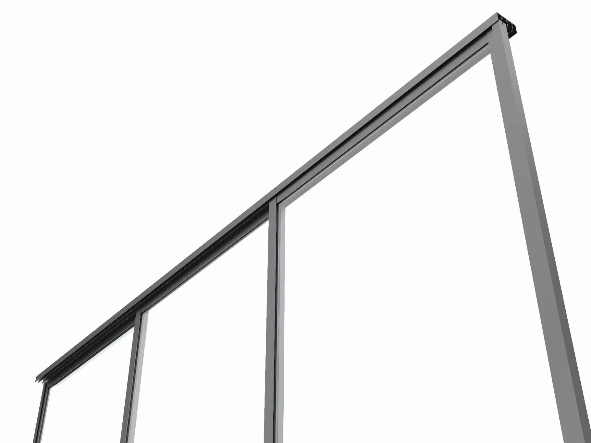 Drzwi przesuwne S8 LUXE 270x238cm do 3m antracyt - zdjęcie 13