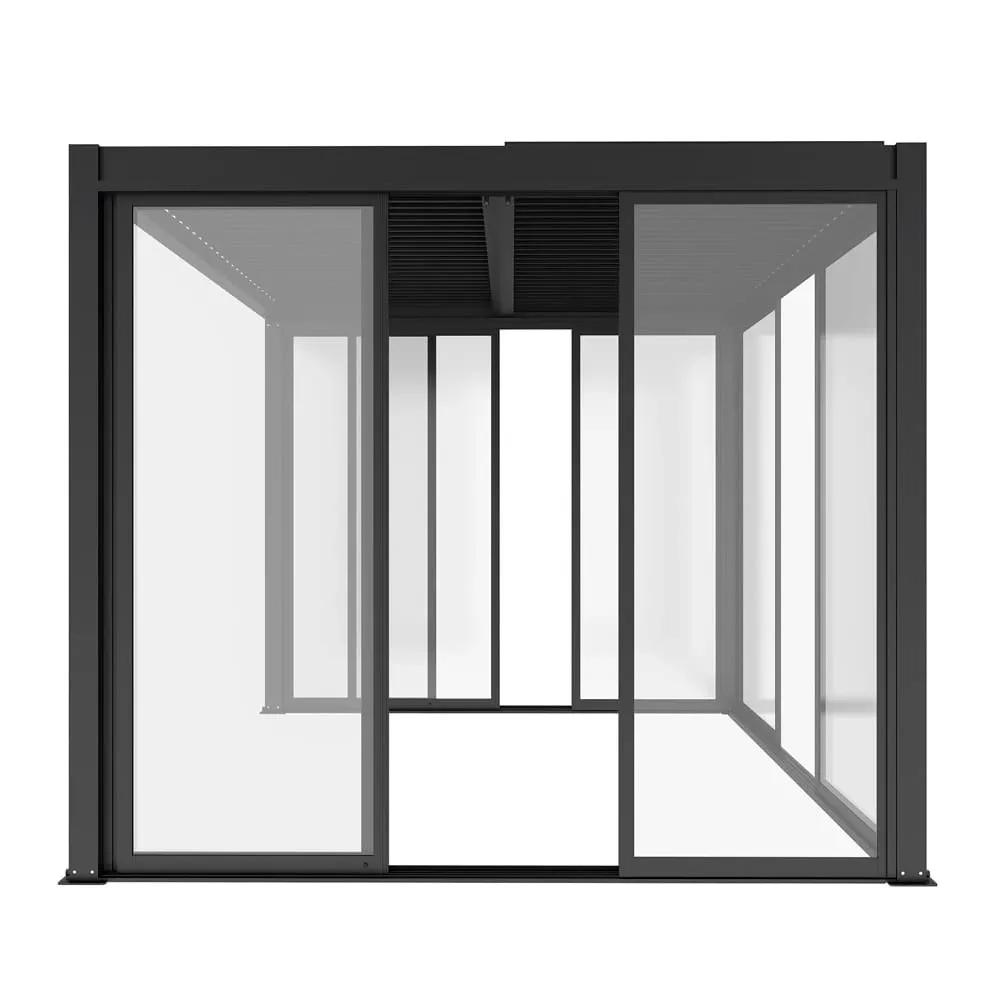 Drzwi przesuwne S8 LUXE 270x238cm do 3m antracyt - zdjęcie 4