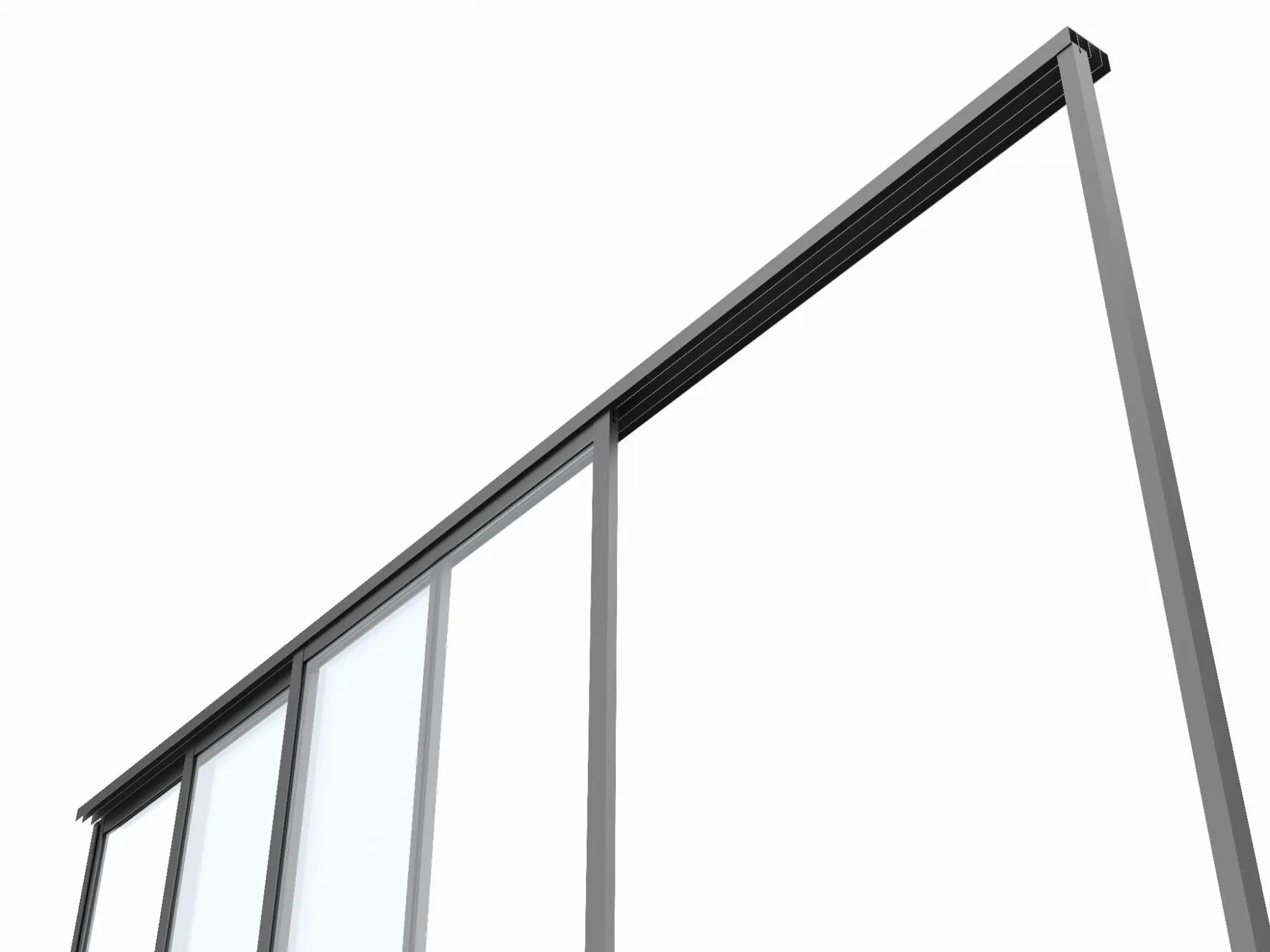 Drzwi przesuwne S8 LUXE 270x238cm do 3m antracyt - zdjęcie 14