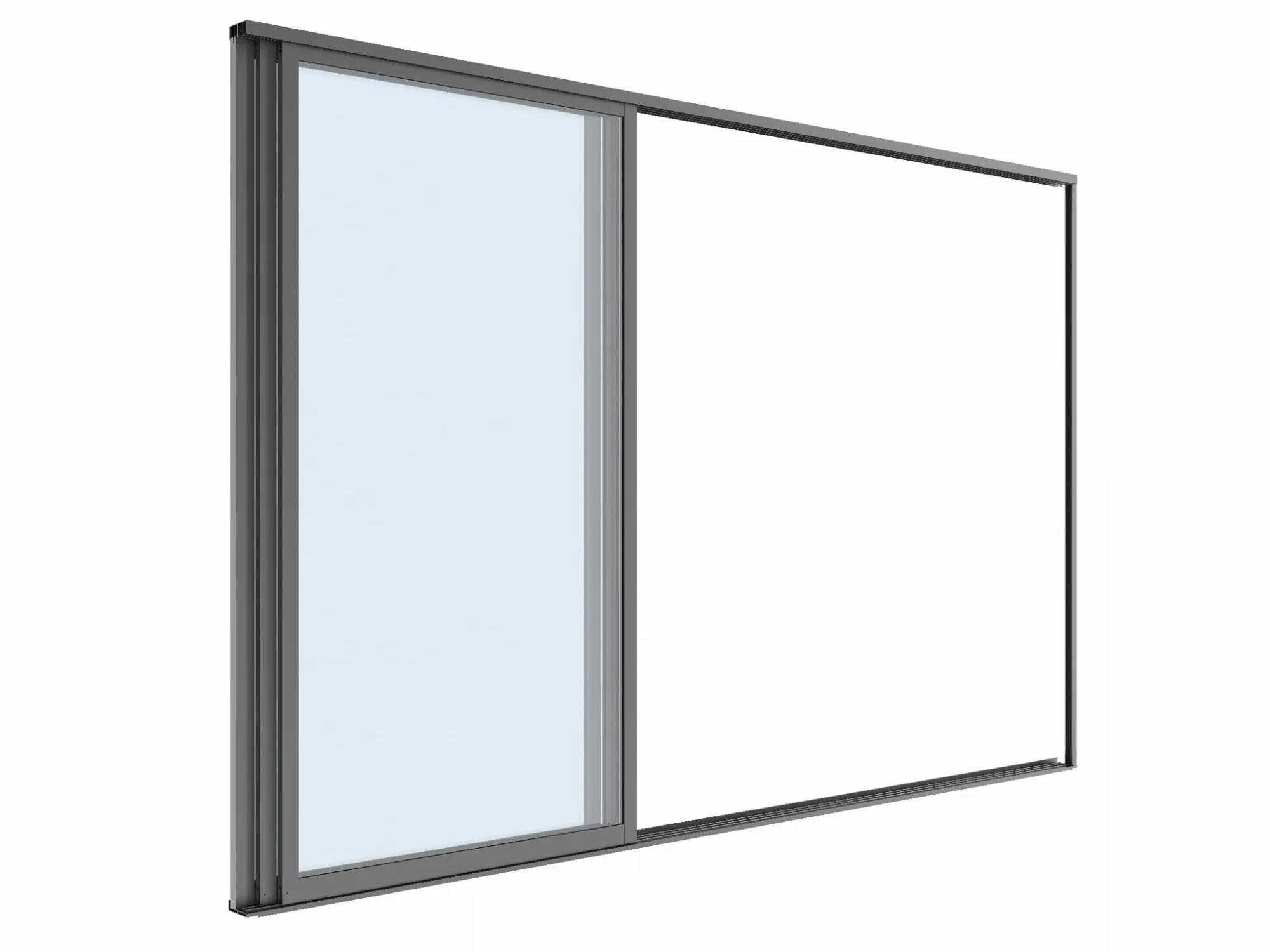 Drzwi przesuwne S8 LUXE 270x238cm do 3m antracyt - zdjęcie 11