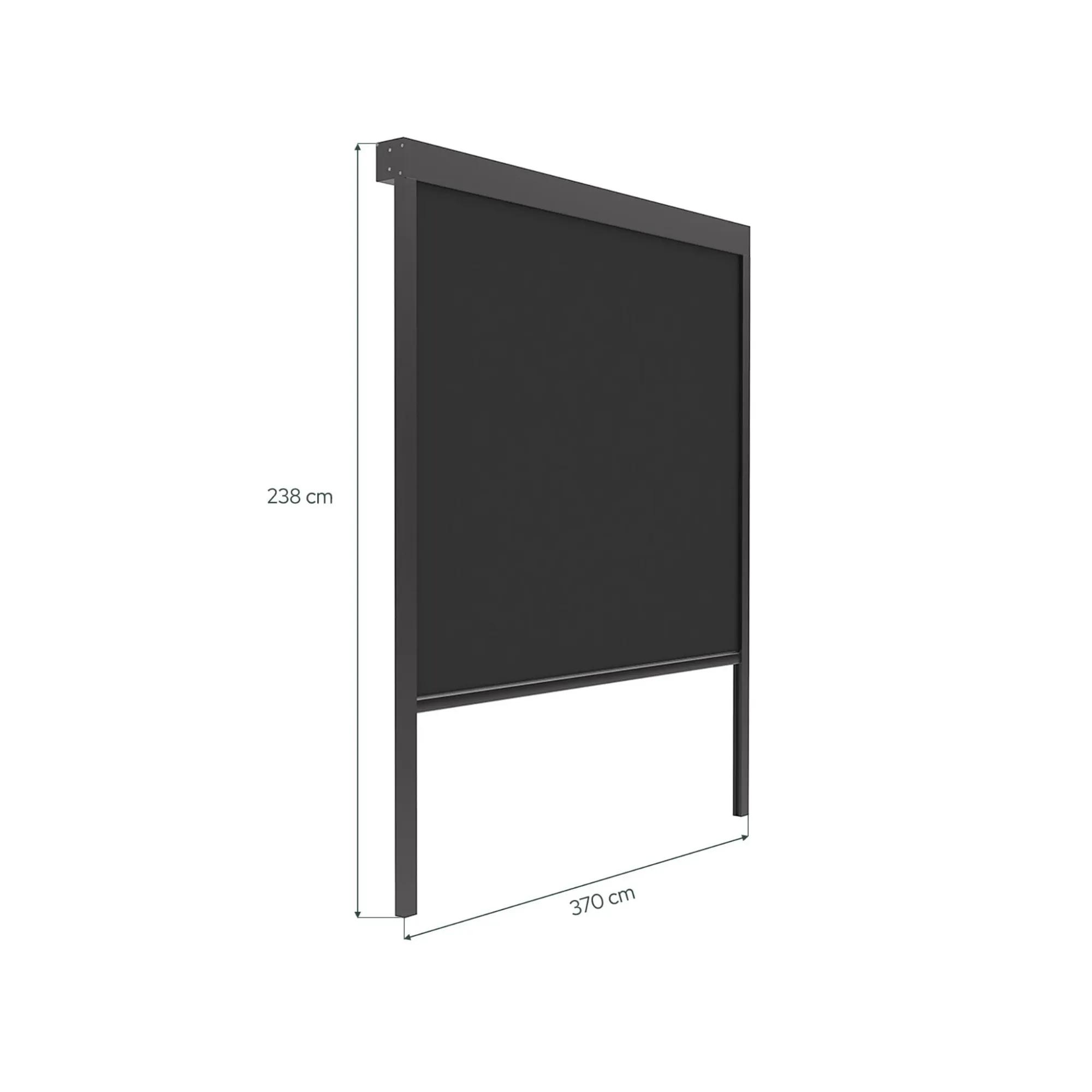 Markiza elektryczna LUXE 370x238cm do 4m antracyt - zdjęcie 2
