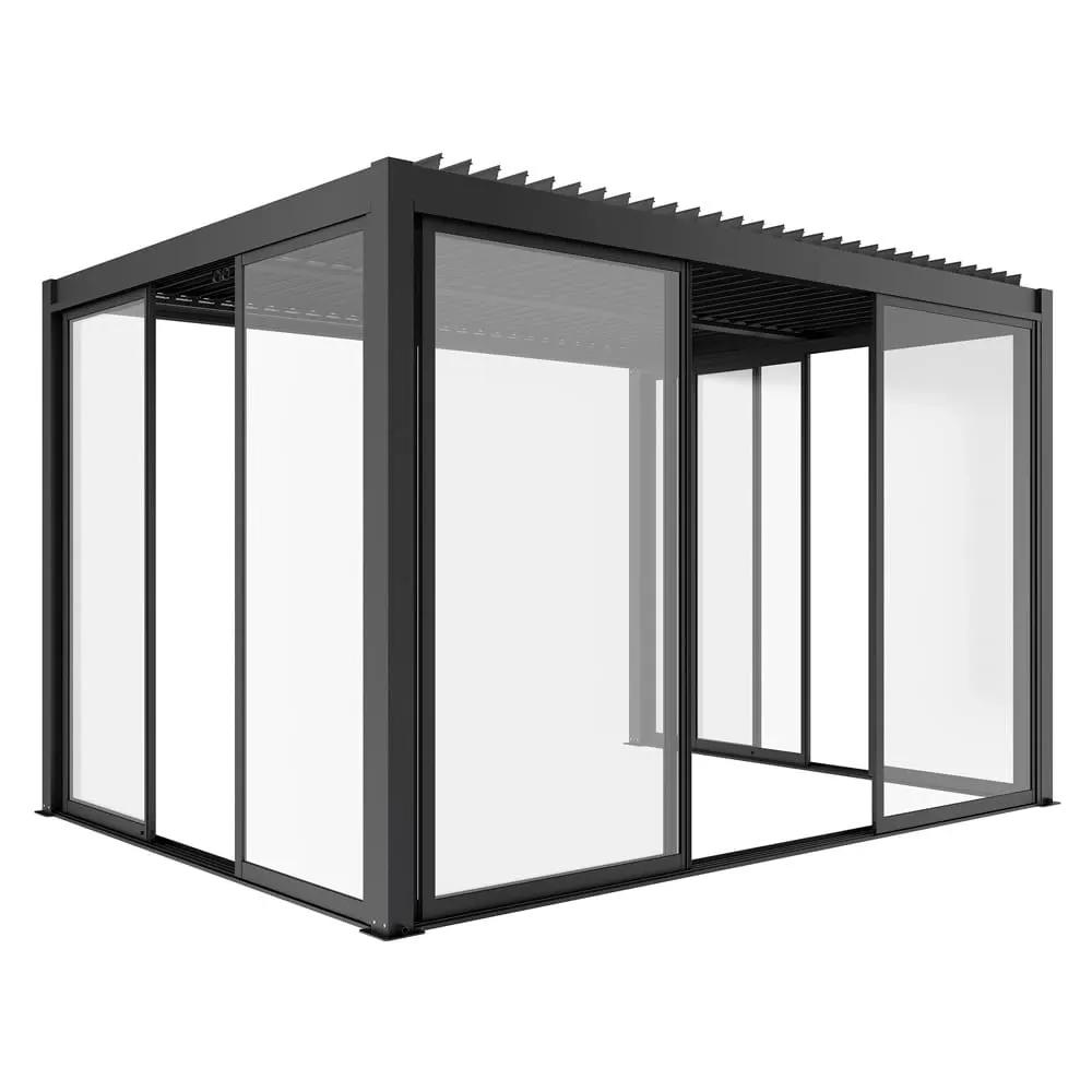 Drzwi przesuwne S8 LUXE 270x238cm do 3m antracyt